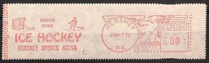 ak1177B - USA - Postal HISTORY - Mechanical postmark on cut-out - 1970 - Hockey