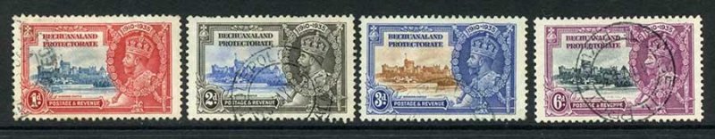 Bechuanaland SG111/114 1935 Silver Jubilee Set Used