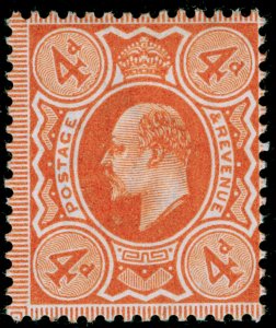 SG278 SPEC M26(1), 4d bright orange, M MINT. Cat £120. 