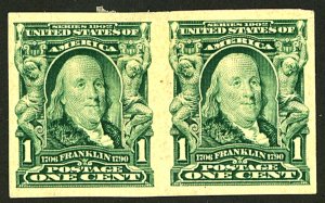 U.S. #314 MINT PAIR OG HR