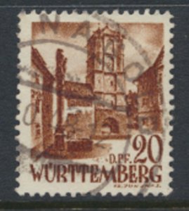 German States Wurttemberg   SC 8N21 1948  see scans & details