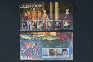 GB Presentation Pack 426 MNH 2009 The House of the Tudor Including Mini Sheet MS