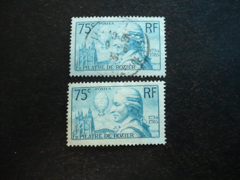 Stamps - France - Scott# 308 - Mint Hinged and Used Single Stamps