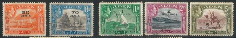 70342 -  ADEN  - STAMP:  Small LOT  of  FINE   Used Stamps