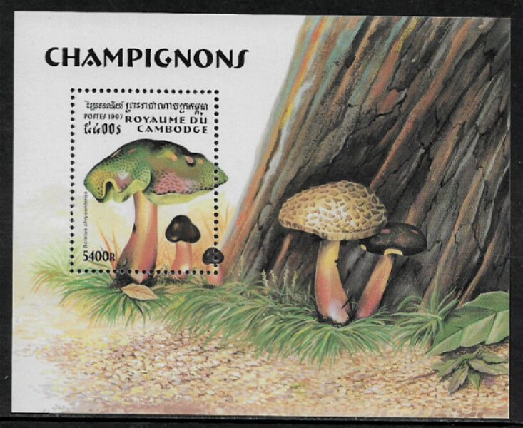 Cambodia #1668 MNH S/Sheet - Mushrooms