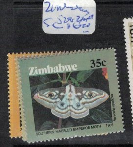 Zimbabwe Butterfly SC 529-32 MNH (5efa)