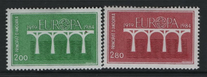 ANDORRA, 323-234, HINGED, 1984, EUROPA