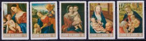 Cook Islands, 1968, Christmas Issue, Paintings,#243-247, MNH, ++