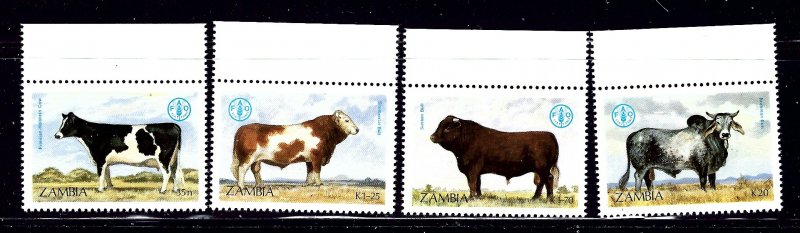 Zambia 418-21 MNH 1987 World Food Day    (ap1079)