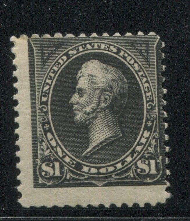 1895 US Stamp #276 $1 Mint Hinged Average Original Gum Catalogue Value $600