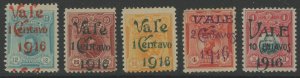 Peru 196-200 * mint HR  (B 36)