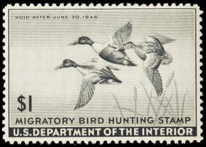 U.S. REV. DUCKS RW12  Mint (ID # 109608)