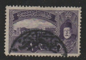 TURKEY Scott 432 Used Dark Violet stamp with a nice cancel