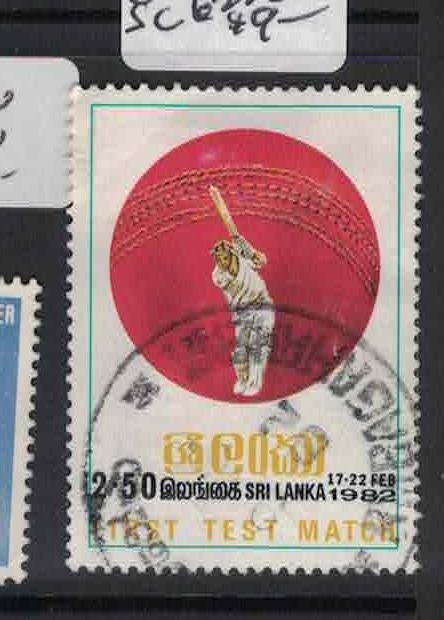 Sri Lanka 1992 Cricket SC 627 VFU (4haw) 