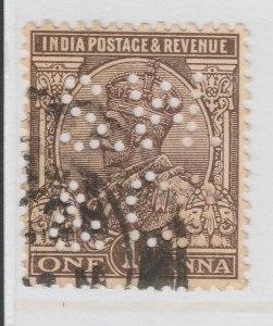 Perfin India British Colony Stamp Used A20P31F1975