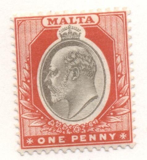 MALTA #22 Mint Hinged, Scott $17.50