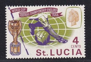 St. Lucia  #226  MNH  1966  world cup soccer 15c