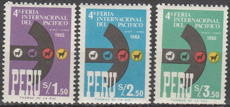 Peru #491-3 MNH (K1076L)