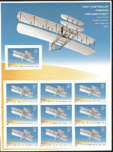 MALACK 3783, 37c First Powered Flight,  Sheet - Stoc..MORE.. stock3783