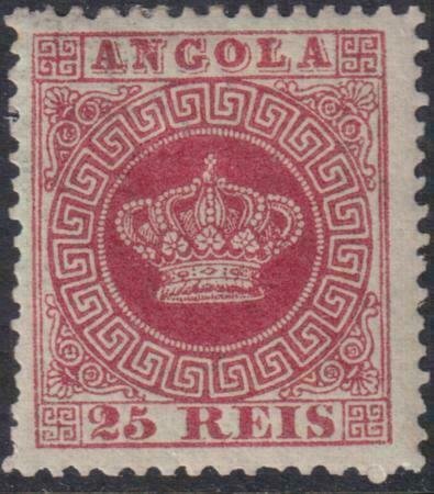 Angola 1870-1877 SC 4a Rose MLH