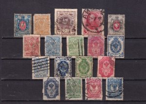 SA29b Russia various and early selection of used stamps