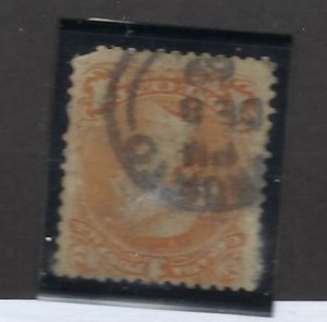 Canada SC#22 Used F-VF nibbed corner SCV$160.00...in Demand!