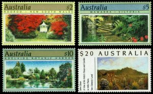 1989-90 Australia #1132-35 Scenes - OGNH - VF - CV$74.00 (ESP#4204)