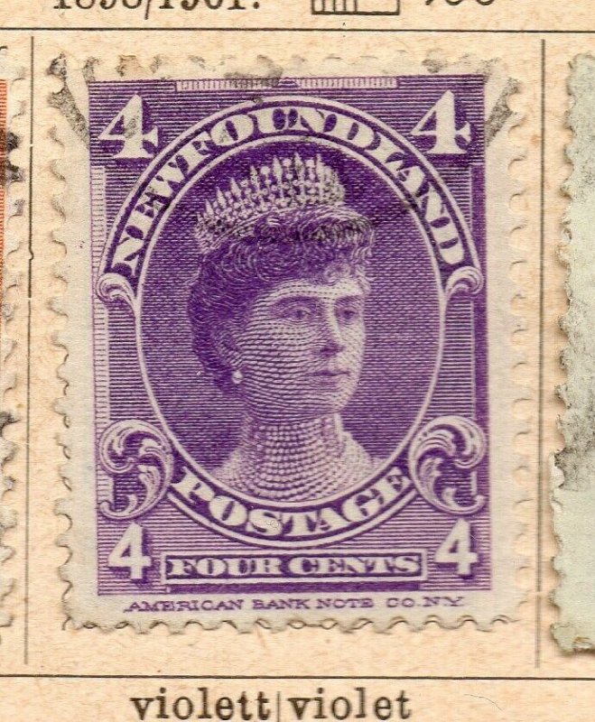 Newfoundland 1898-1901 Early Issue Fine Used 4c. NW-11943