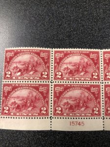 US Scott 615 Plate Block Of 6 VF  MNH