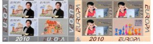 Artsakh Karabakh Armenia 2012 MNH** Mi 65-66 Europa 2010. Book and Children