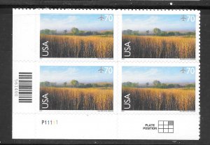 #C136 MNH Plate Block.