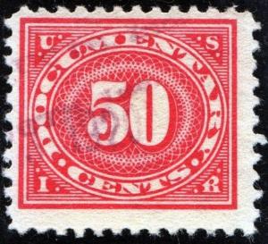 R238 50¢ Documentary Stamp (1917) Used