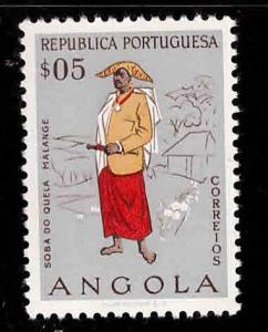 Angola  Scott 395 MNH** from 1957 costume set