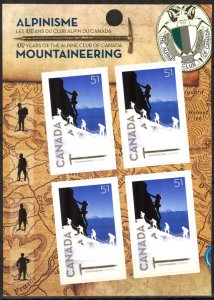 Canada 2006 Canadian Alpinist Association Mi.2346 Block of 4 MNH