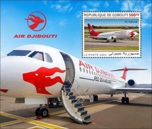 2023/11 - DJIBOUTI - AIR DJIBOUTI       1V  complet set    MNH **