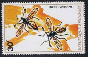 RWANDA Scott 496 Unused Insect stamp