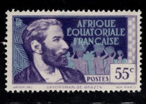 French Equatorial Africa Scott 49 MH*