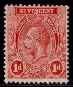 ST. VINCENT GV SG132, 1d carmine, M MINT.