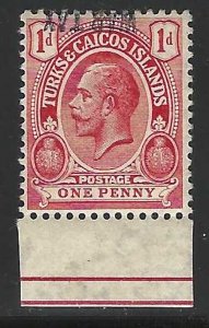 Turks & Caicos Islands, 1917, Scott #MR1d, Inverted Overprint, Mint, N.H.