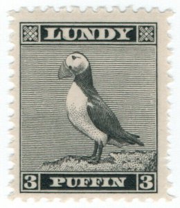 (I.B) Cinderella Collection : Lundy Puffin 3p 