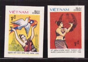 Viet Nam Scott 1584  Unused NGAI Imperforate pair