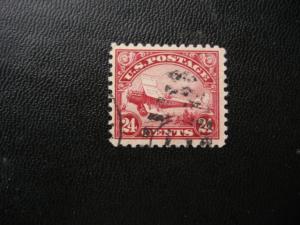 1923  AIRMAIL  SCOTT  # C-6  24c USED SCV. $ 30.00