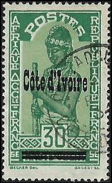 IVORY COAST   #103 USED (1)