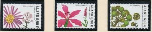Aland Finland Sc 255-57 2007 Flowers stamp set mint NH