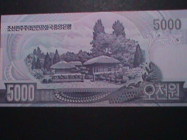 ​KOREA-2006 VERY OLD $5000-LEADER KIM II SUNG UN CIRCULATED-LAGREST CURRENCY