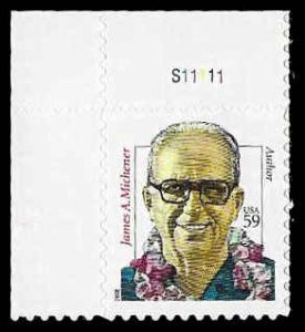 PCBstamps   US #3427A 59c James A. Michener, MNH, (22)