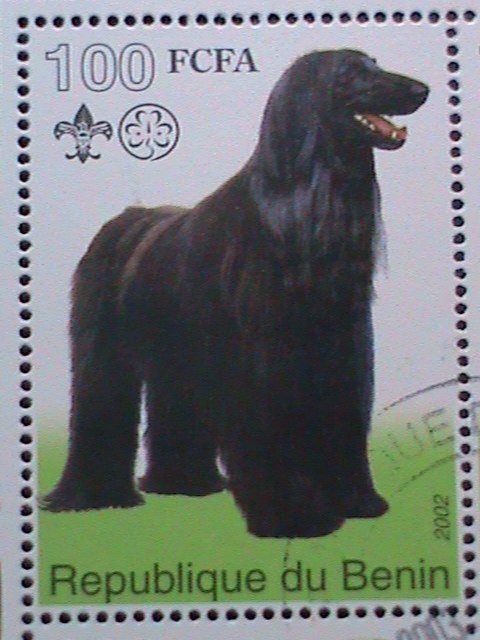 BENIN-STAMP-2002 FAMOUS DOGS CTO- MNH STAMP SHEET RARE