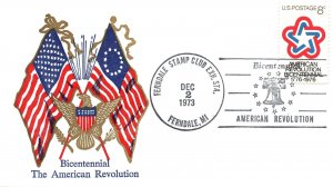 US SPECIAL EVENT CACHET COVER BICENTENNIAL OF THE AMERICAN REVOLUTION FERNDALE