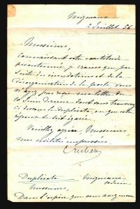 France 1856 Letter Cover / Paris to Bordeaux - Z15687