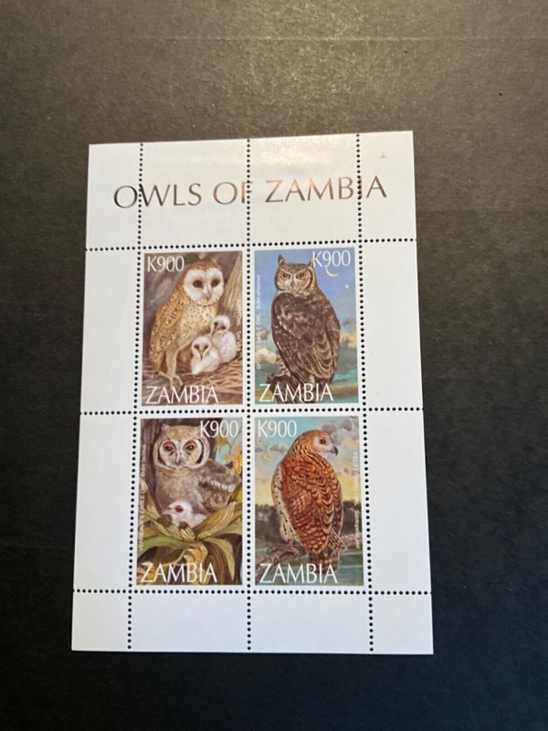 Souvenir Sheet Zambia Scott #697 nh
